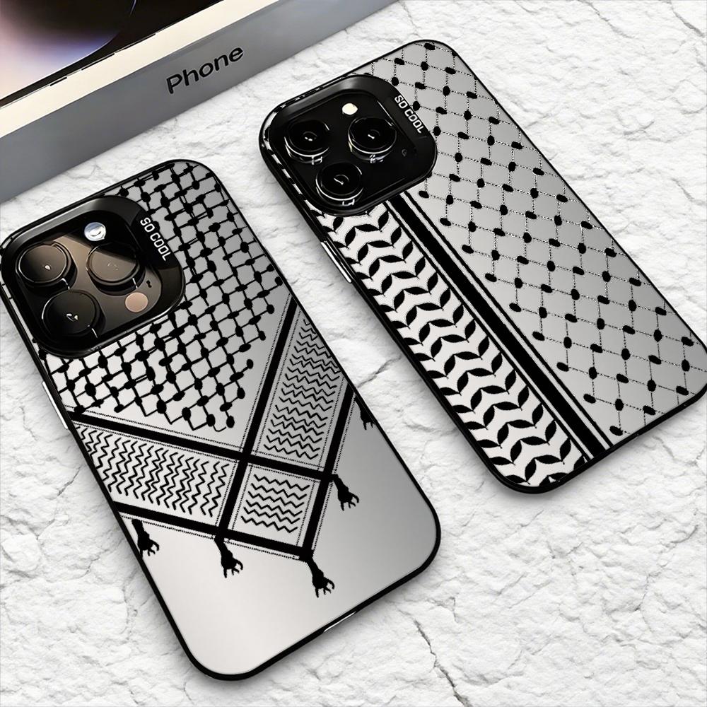 Phone Cases Iphone 13 - ケフィエ・パレスチナ柄 iPhoneケース iPhone 17 16 15