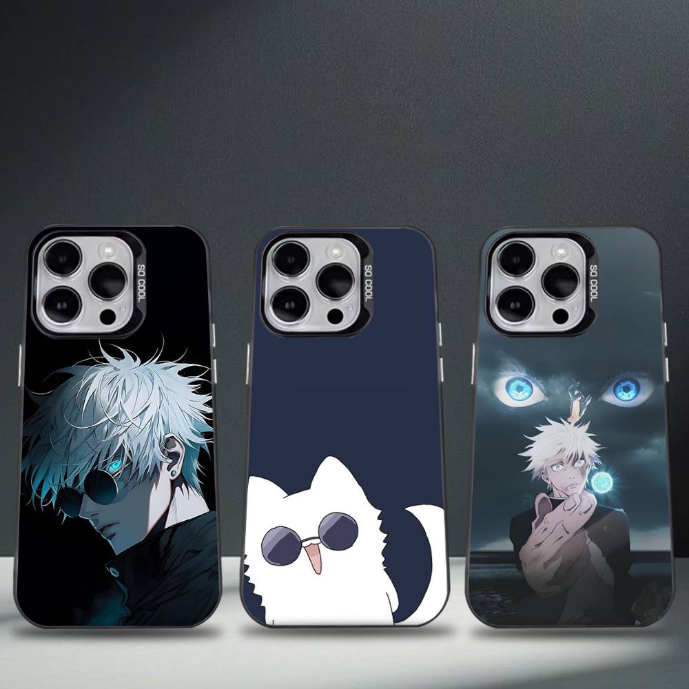 Phone Cases Jujutsu Kaisen - 呪術廻戦 五条悟 アニメ スマホケース iPhone 17,16,15,14,13,12,11,Pro,Max,Plus,E,Air,Mini