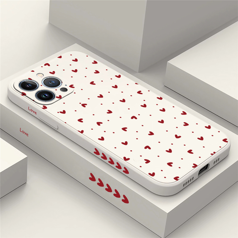 Phone Cases Iphone 13 - ラブハートプリントのiPhoneケース iPhone 17 16 Pro Max
