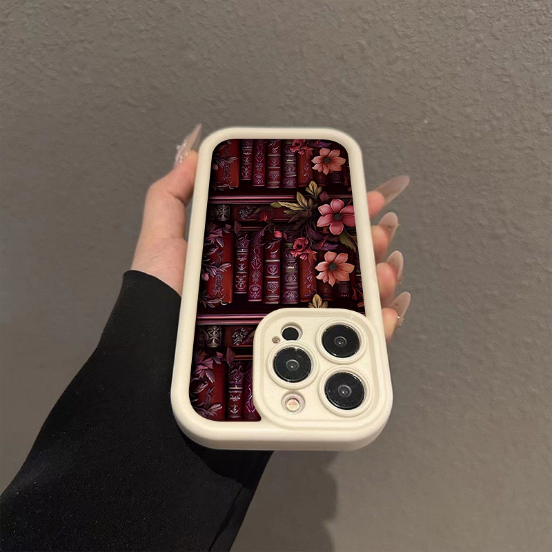 ブックフラワー柄のおしゃれなスマホケース iPhone 17 - Phone Cases Xr Iphone のレビューと価格