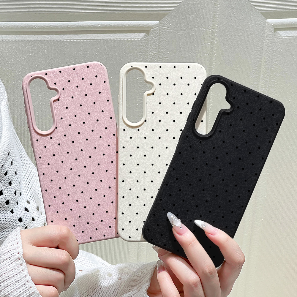 Ins ポルカドット柄スマホケース サムスン A56 5G  - Phone Cases Galaxy A16 5G のレビューと価格