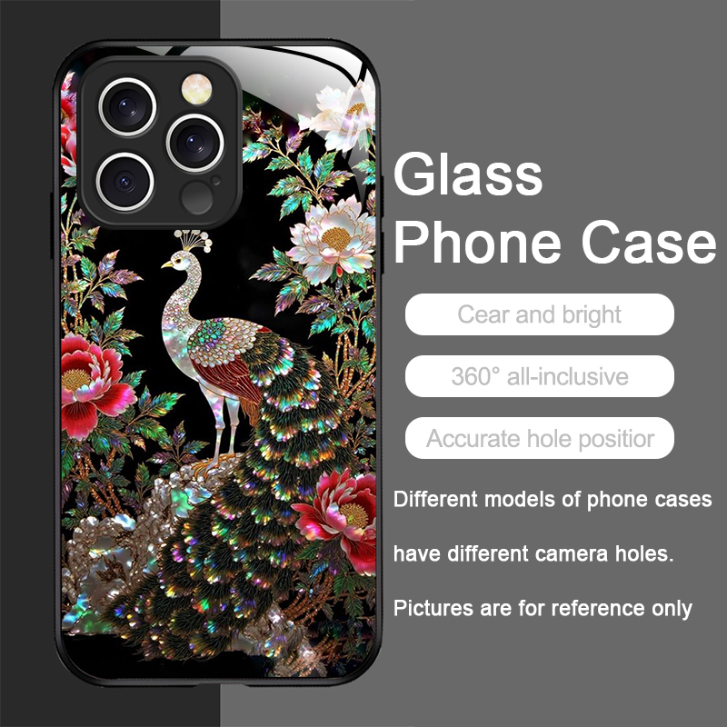 スタイリッシュな馬柄大理石テクスチャプリント強化ガラス製iP - Phone Cases Iphone 13 のレビューと価格