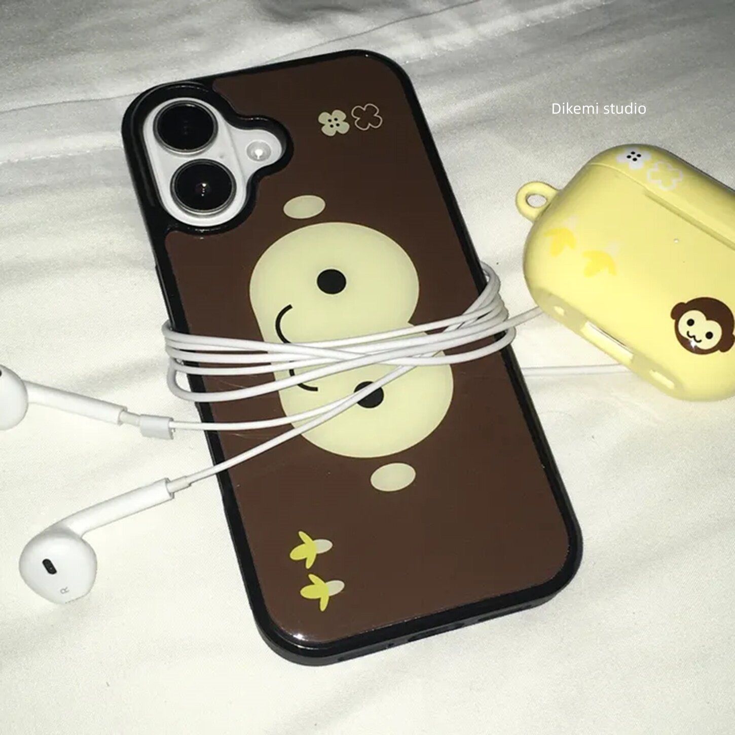 ビッグヘッドモンキー・ブラウン・コリア・INS・Y2Kデザイ - Phone Cases Xr Iphone のレビューと価格
