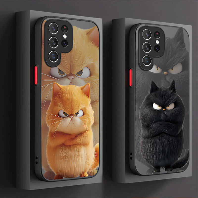 怒れる猫のカップルスタイルケース Samsung Galax - Phone Cases Galaxy A16 5G のレビューと価格